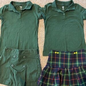 Uniform style matching set for girls